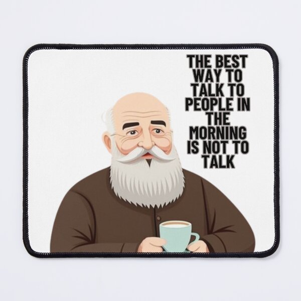 Item preview, old man drink a coffee designed and sold by pretty-Designed.
