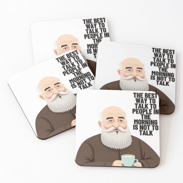 Item preview, old man drink a coffee designed and sold by pretty-Designed.