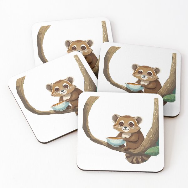 Item preview, Tarsier Treetop Tea Time designed and sold by omerfdln34.