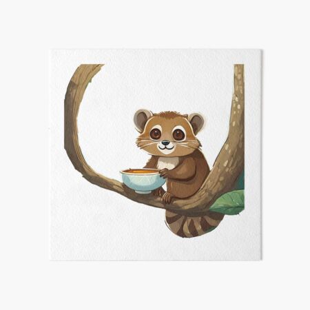 Item preview, Tarsier Treetop Tea Time designed and sold by omerfdln34.