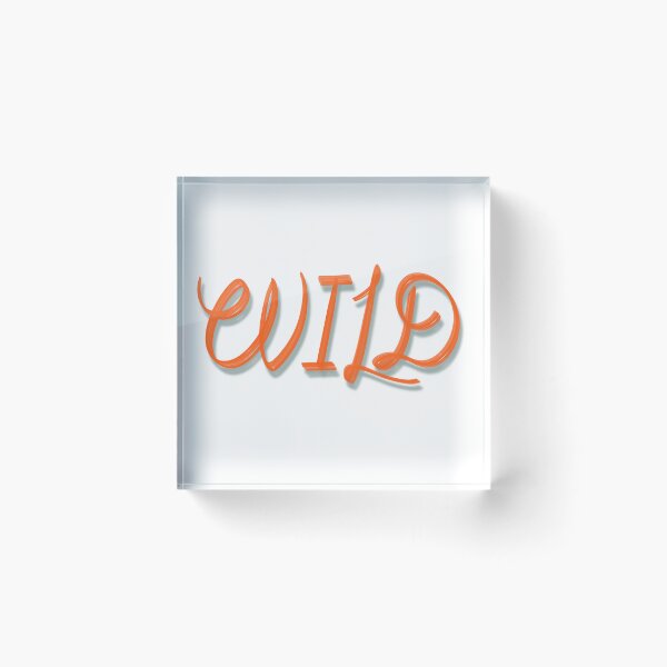 Item preview, wild - custom hand lettering designed and sold by designsoln1.