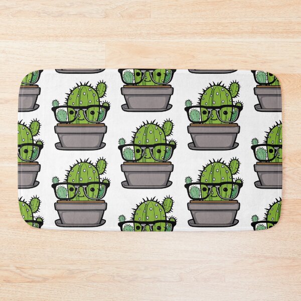Item preview, Cute Nerd Cactus - Succulent Plant - Smiling Cactus - Potting Cactus Plants Wearing Glasses designed and sold by MyArt23.