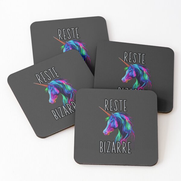 Item preview, Étrangeté Lumineuse: Licorne Néon avec Reste Bizarre designed and sold by MillennialVibe.