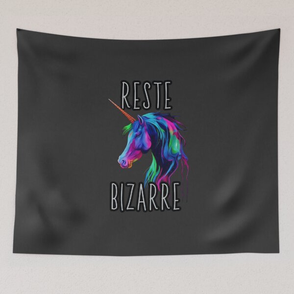 Item preview, Étrangeté Lumineuse: Licorne Néon avec Reste Bizarre designed and sold by MillennialVibe.