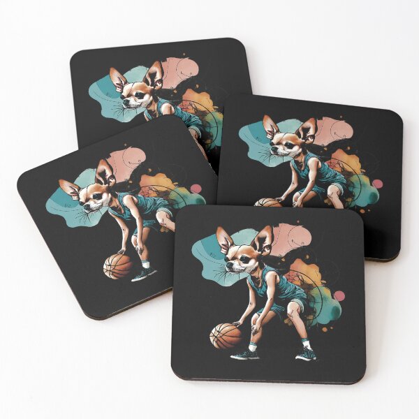 Item preview, chihuahua dog playing basketball designed and sold by Furrifico.