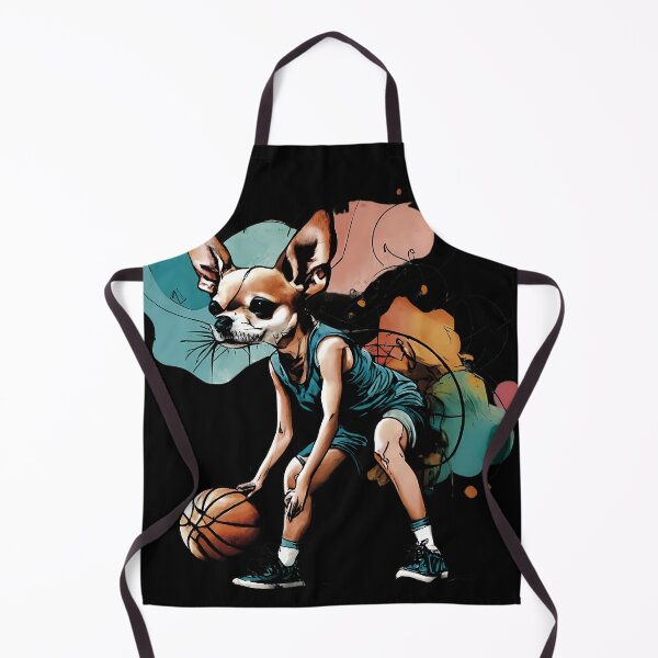 Item preview, chihuahua dog playing basketball designed and sold by Furrifico.