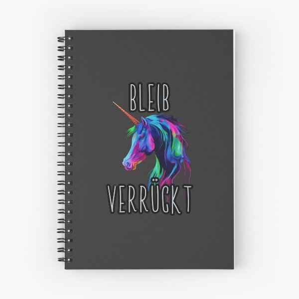 Item preview, Leuchtende Verrücktheit: Neon-Einhorn mit Bleib Verrückt designed and sold by MillennialVibe.