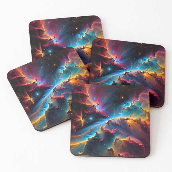 Item preview, Abstract Colorful Rainbow Nebula Pattern designed and sold by TheArtOfPat.