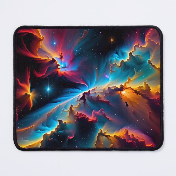Item preview, Abstract Colorful Rainbow Nebula Pattern designed and sold by TheArtOfPat.