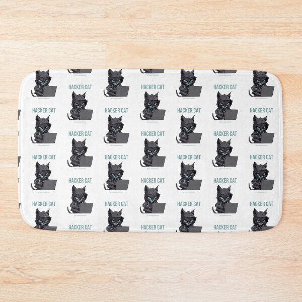 Item preview, hacker cat designed and sold by PatronesKawai.