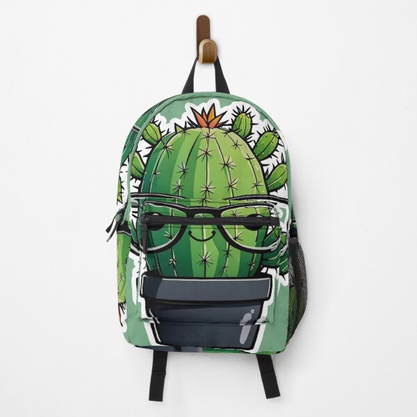 Item preview, Cute Nerd Cactus - Succulent Plant - Smiling Cactus - Potting Cactus Plants Wearing Glasses designed and sold by MyArt23.