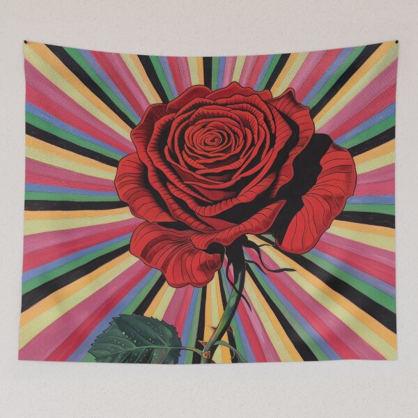 Item preview, Rose floral pattern designed and sold by FlowersColorful.