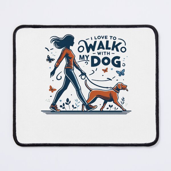 Item preview, I love to walk with my dog designed and sold by TahfahTk.