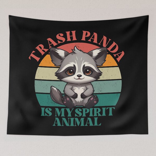 Item preview, Trash Panda Is My Spirit Animal Retro Vintage designed and sold by YerrouDesing.