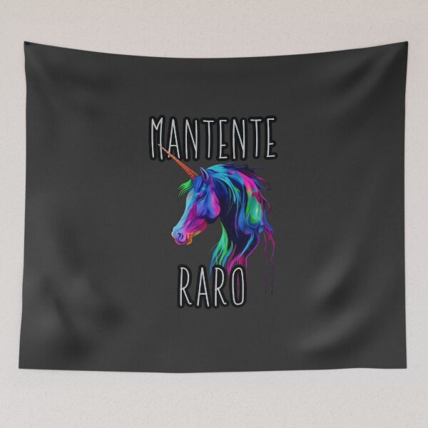 Item preview, Eccentricidad Brillante: Unicornio Neón con Mantente Raro designed and sold by MillennialVibe.