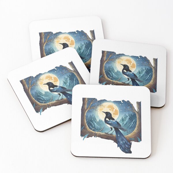 Item preview, Majestic Magpie Moonbeam designed and sold by omerfdln34.
