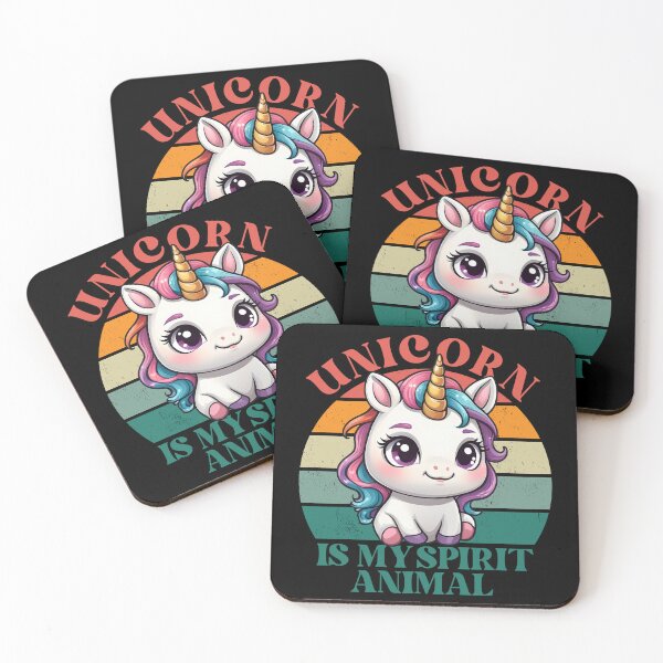 Item preview, Unicorn Is My Spirit Animal Retro Vintage designed and sold by YerrouDesing.