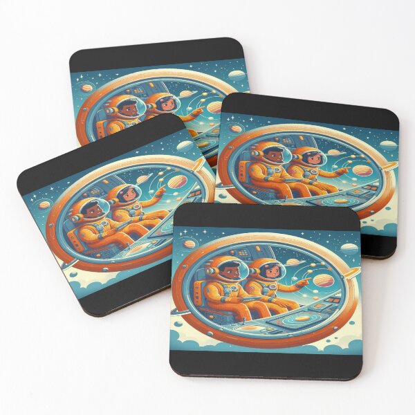 Item preview, Children Space Explorers Wall Art and Puzzle designed and sold by Cupideros.