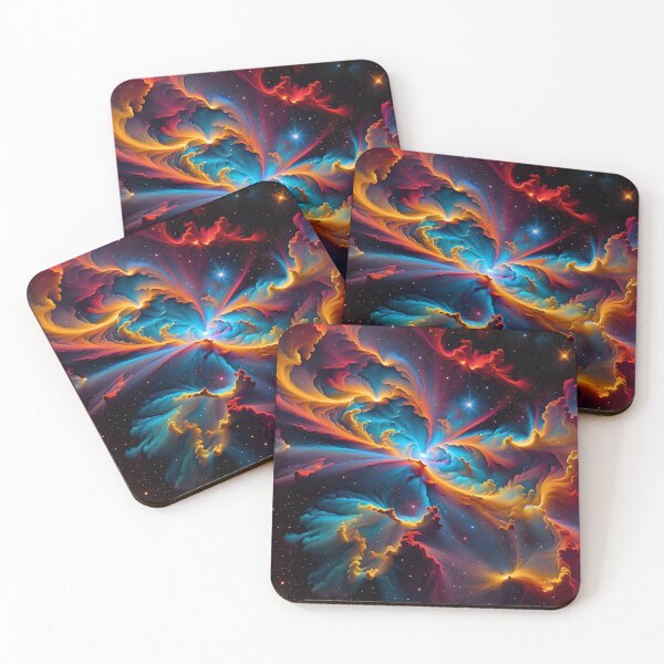 Item preview, Abstract Colorful Rainbow Nebula Pattern designed and sold by TheArtOfPat.
