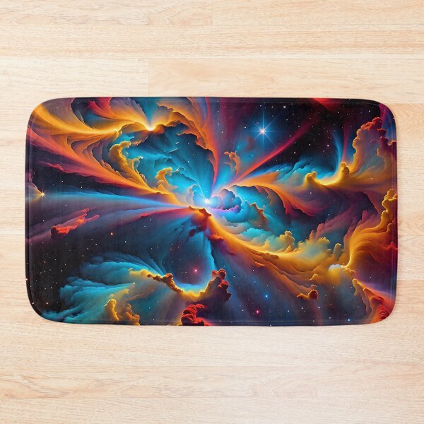 Item preview, Abstract Colorful Rainbow Nebula Pattern designed and sold by TheArtOfPat.