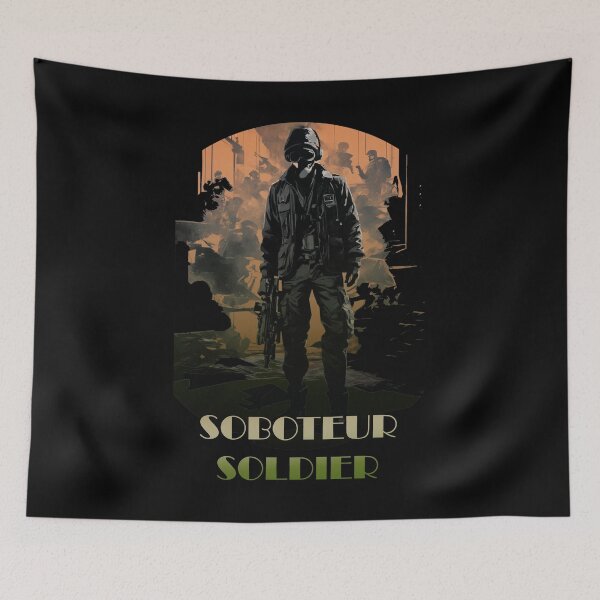 Item preview, SABOTEUR SOLDIER, SABOTEUR AGENT, system disruptor, system manipulation designed and sold by CrisMor-Art.