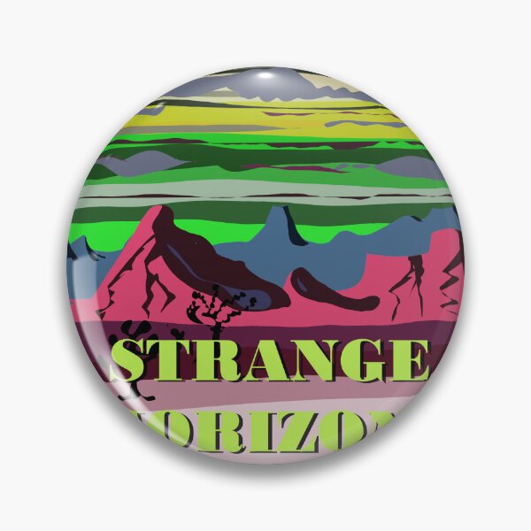 Item preview, Strange horizons - retro space landscape designed and sold by VauKaArtShop.