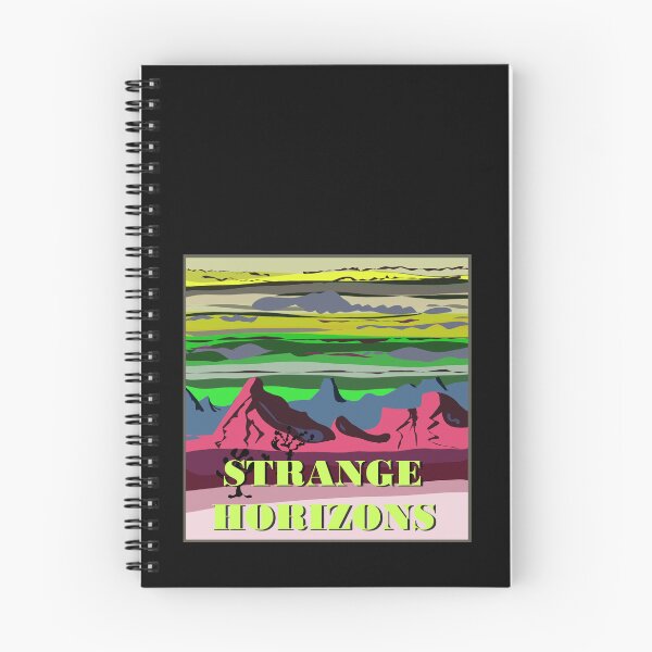 Item preview, Strange horizons - retro space landscape designed and sold by VauKaArtShop.