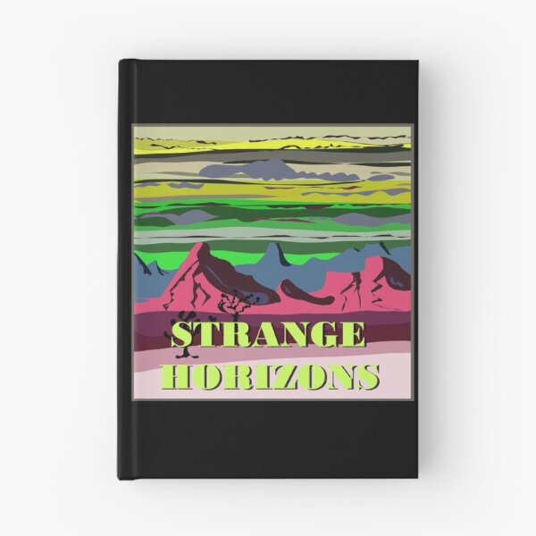 Item preview, Strange horizons - retro space landscape designed and sold by VauKaArtShop.