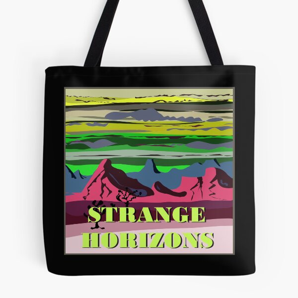 Item preview, Strange horizons - retro space landscape designed and sold by VauKaArtShop.