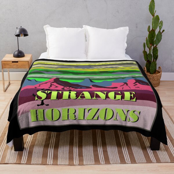 Item preview, Strange horizons - retro space landscape designed and sold by VauKaArtShop.