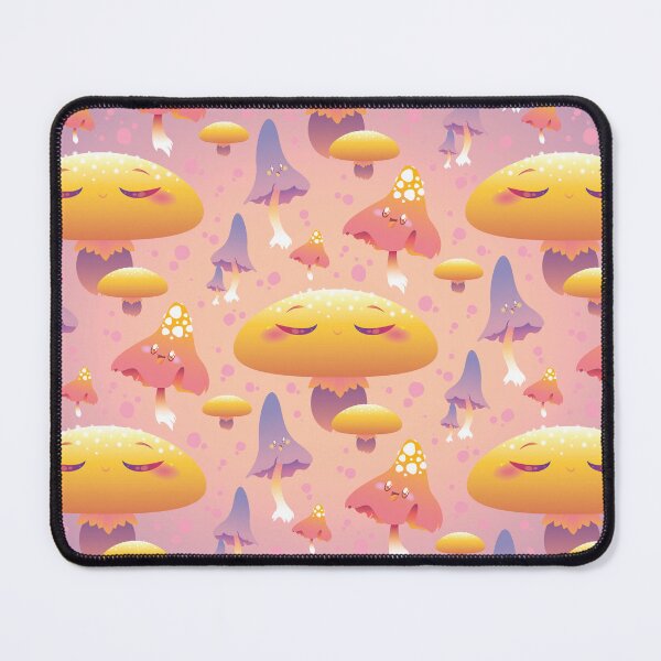 Item preview, Cute Sunset Mushrooms Pencil Case Desk Mat designed and sold by CMYKat.