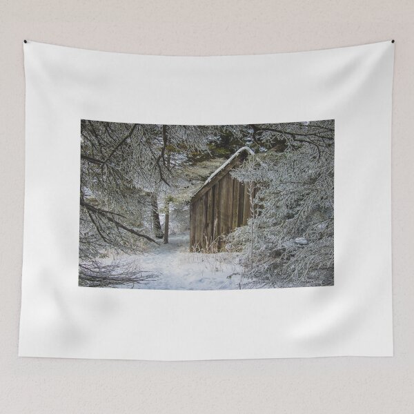 Item preview, Frosty Fisherman's Shack on Lake Superior, Minnesota designed and sold by Arielle S.