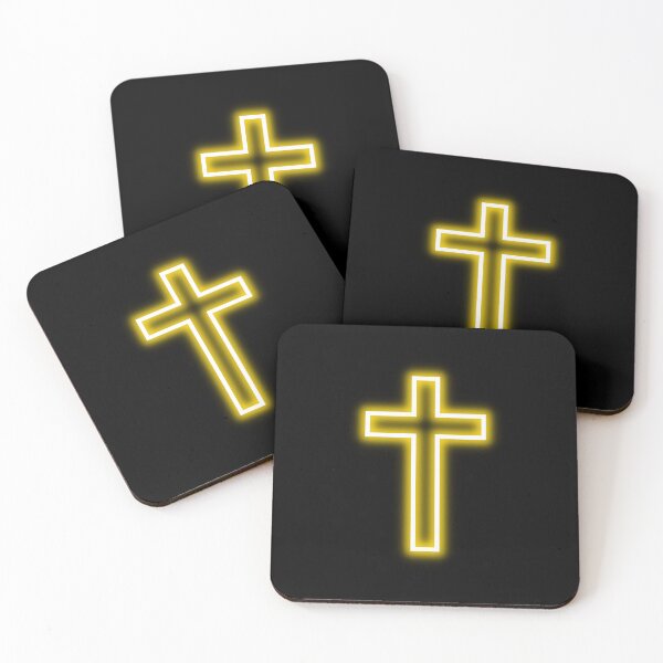 Item preview, Gold Neon Cross designed and sold by lachataigne.