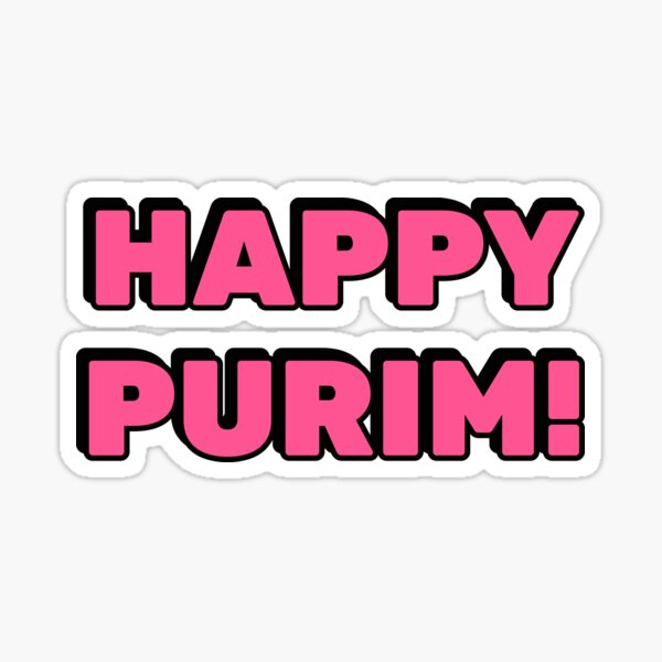 Item preview, HAPPY PURIM  designed and sold by Inspirationmotivation.
