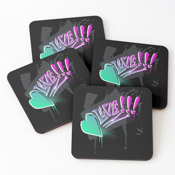 Artikelvorschau, Graffiti-Herz (Neon-Schwarzlicht) entworfen und verkauft von AidanThomasArt.