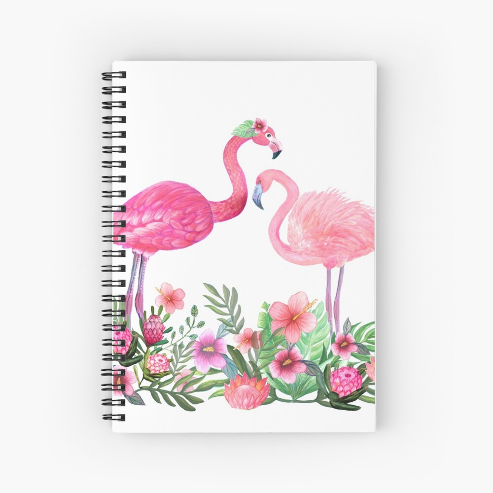 Flamingo Cute Tropical Kids Notebook