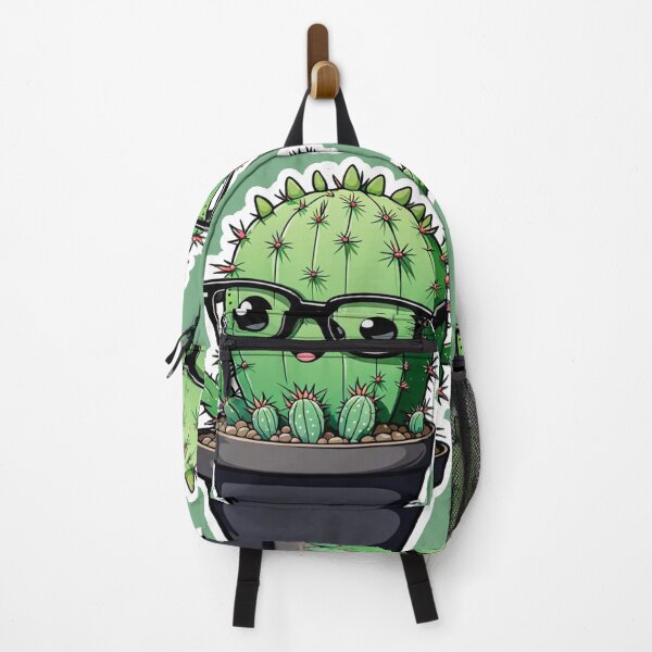 Item preview, Cute Nerd Cactus - Succulent Plant - Smiling Cactus - Potting Cactus Plants Wearing Glasses designed and sold by MyArt23.