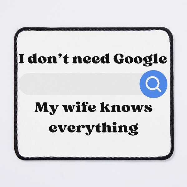 Item preview, My Wife Knows Everything - Funny Marriage Humor designed and sold by ptlsprntsdsgn.