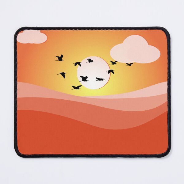 Artikelvorschau, Sunset Hues Vogelwolken entworfen und verkauft von Magdalena-7.