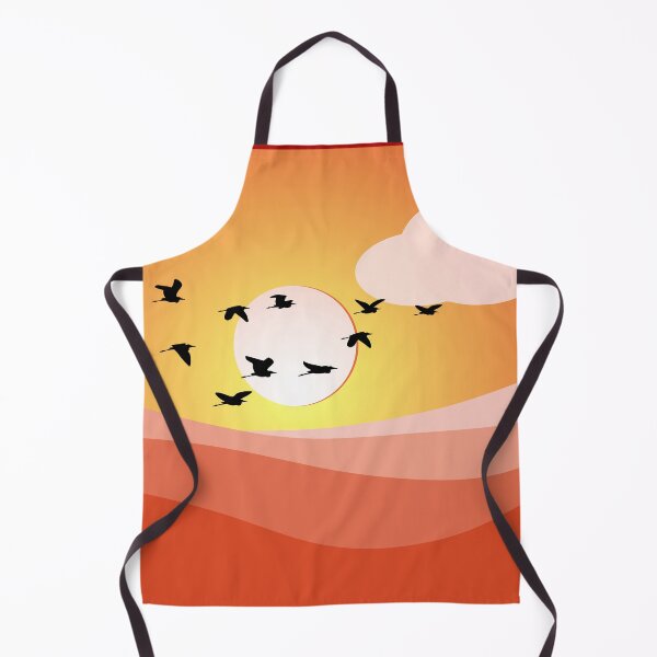 Item preview, Sunset Hues birds clouds designed and sold by Magdalena-7.