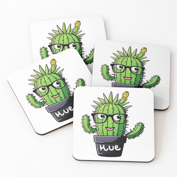 Item preview, Cute Nerd Cactus - Succulent Plant - Smiling Cactus - Potting Cactus Plants Wearing Glasses designed and sold by MyArt23.