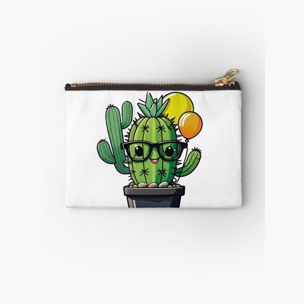 Item preview, Cute Nerd Cactus - Succulent Plant - Smiling Cactus - Potting Cactus Plants Wearing Glasses designed and sold by MyArt23.