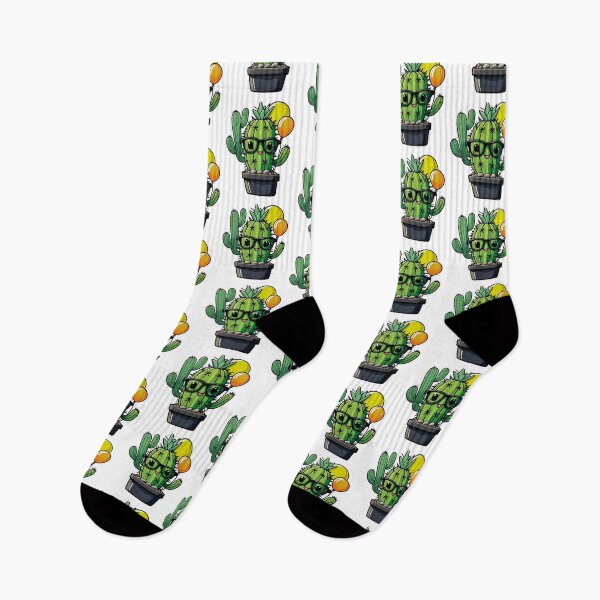 Item preview, Cute Nerd Cactus - Succulent Plant - Smiling Cactus - Potting Cactus Plants Wearing Glasses designed and sold by MyArt23.