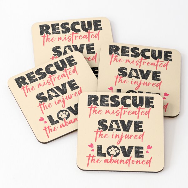 Item preview, Love The Abandoned Save The Injured  Rescue The Mistreated   designed and sold by YerrouDesing.