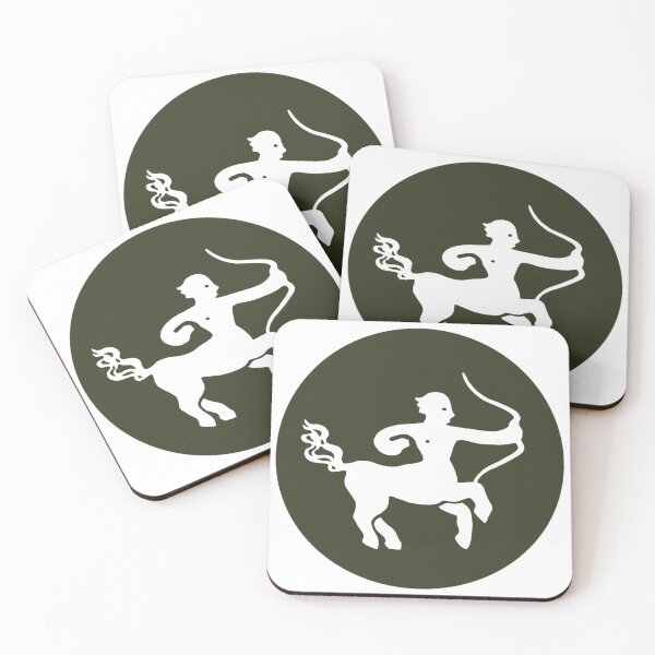 Item preview, Sagittarius Transparent Circle - Dark Green designed and sold by okaybut whatif.
