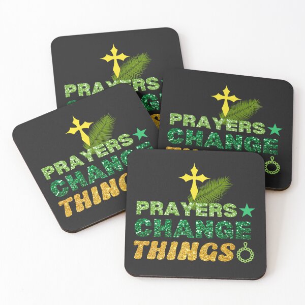 Item preview, Prayers Change Things - Retro Groovy Spiritual Mindset Design designed and sold by Raise2Shine.