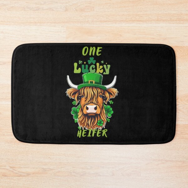 Item preview, St patrick Highland cow designed and sold by MilkyForest.