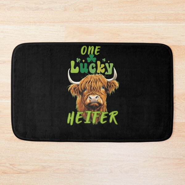 Item preview, St patrick Highland cow designed and sold by MilkyForest.