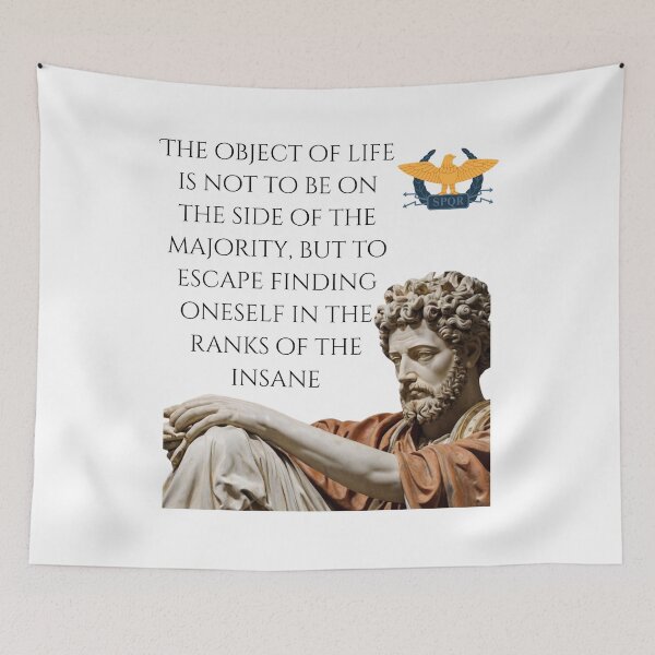 Item preview, The Object Of Life Is Not To Be On The Side Of The Majority designed and sold by Wis-Epoch.