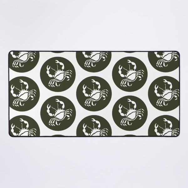 Item preview, Cancer Crab Transparent Circle - Dark Green designed and sold by okaybut whatif.